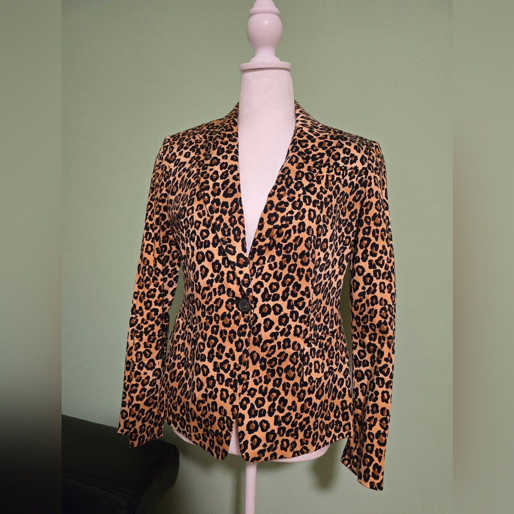 MICHAEL Michael Kors Leopard Blazer